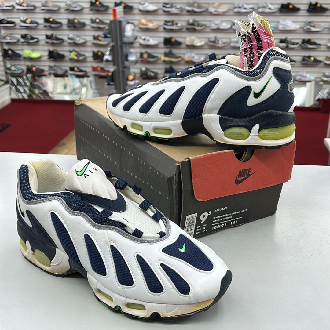 SZ 9.5 Men. 1996 Nike Air Max Scream Green.