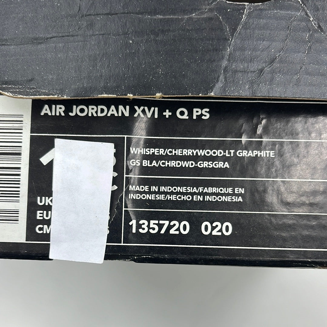 2001 Kids Jordan XVI Cherrywood.