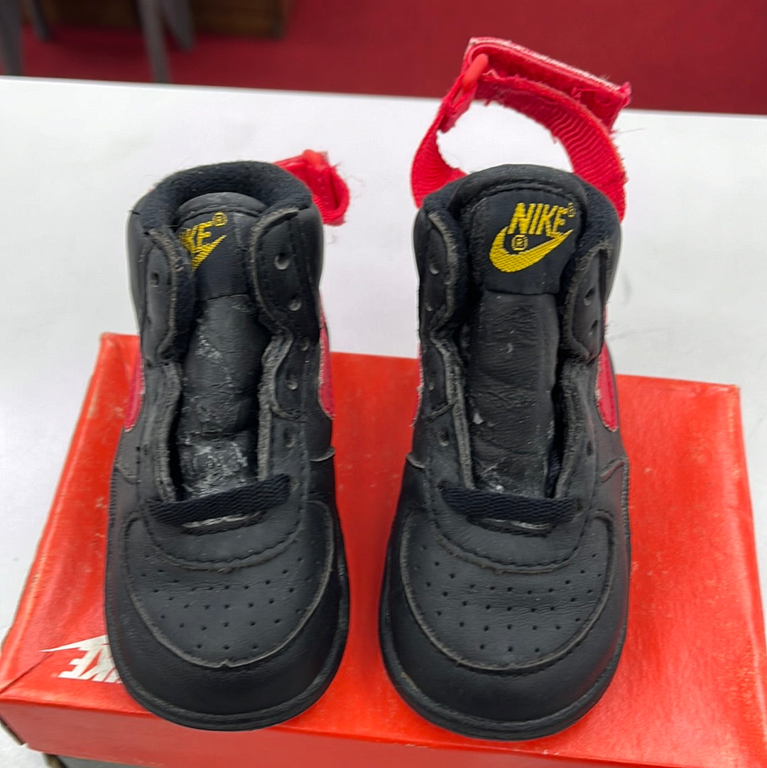 1993 Baby Nike Air Force 1 High SC True Red Yellow.