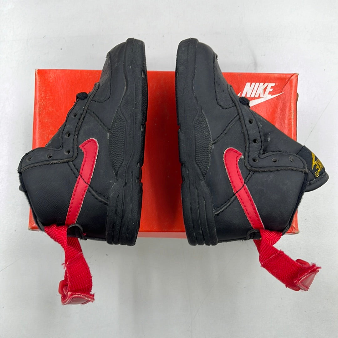 1993 Baby Nike Air Force 1 High SC True Red Yellow.