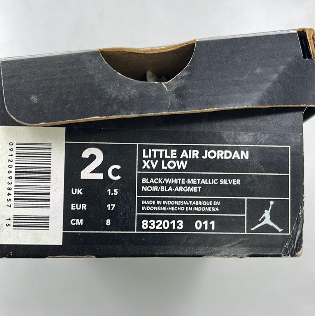 SZ 2C. 2000 Baby Jordan XV low Black.