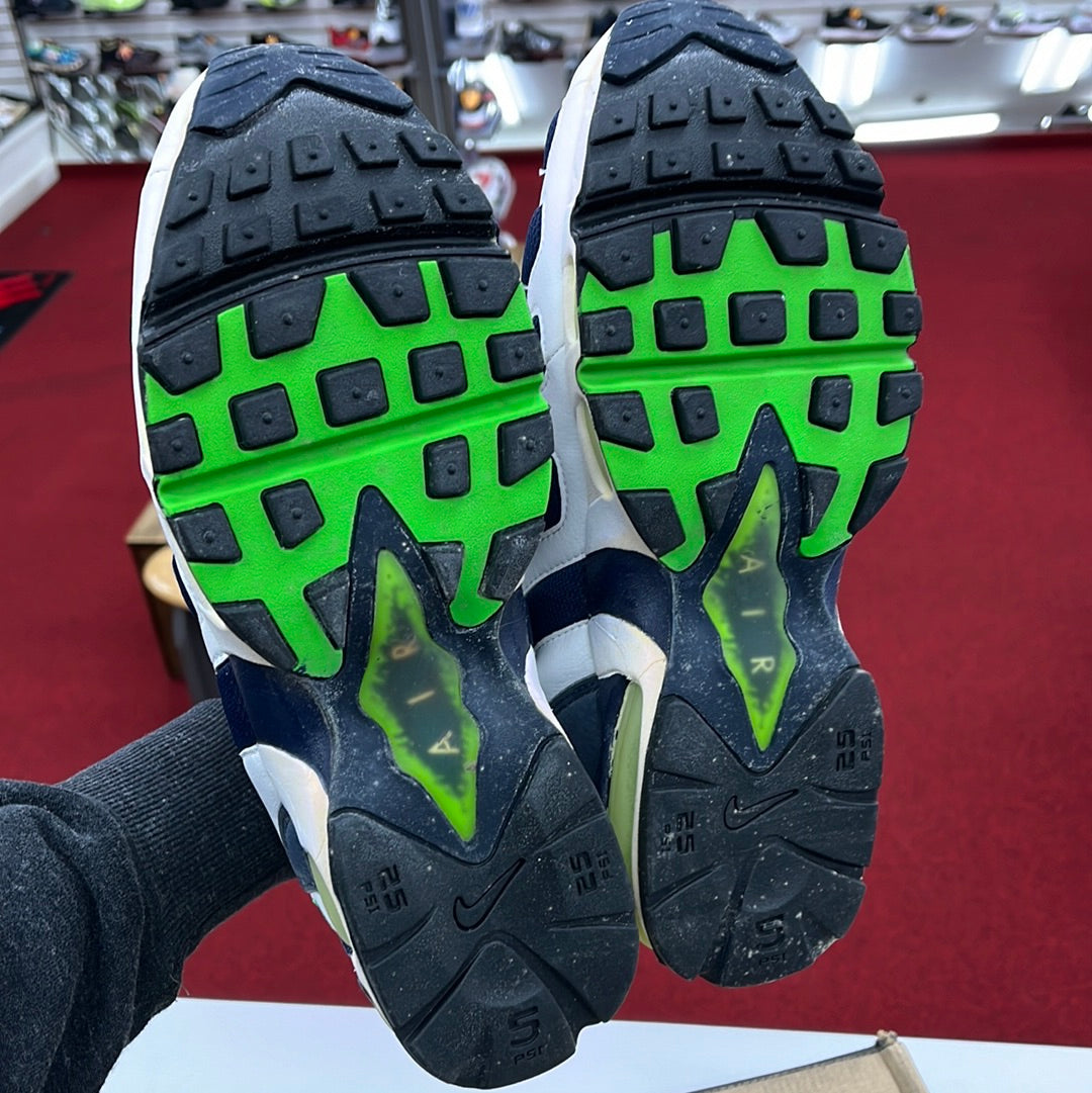 SZ 9 Men. 1996 Nike Air Max Scream Green.