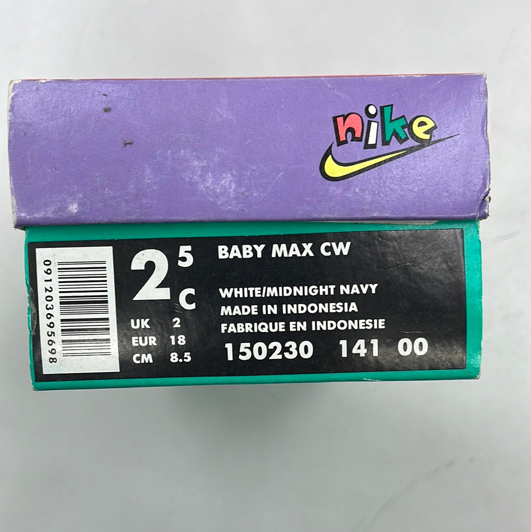 SZ 2.5C. 1995 Baby Nike Max Chris Webber.
