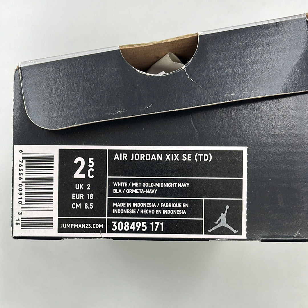 SZ 2.5C. 2004 Baby Jordan XIX XE