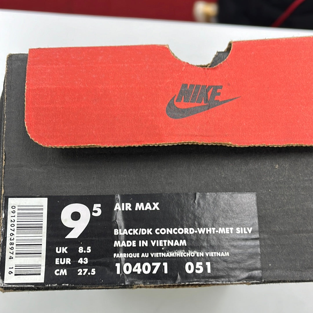 SZ 9.5 Men. 1996 Nike Air Max Concord.