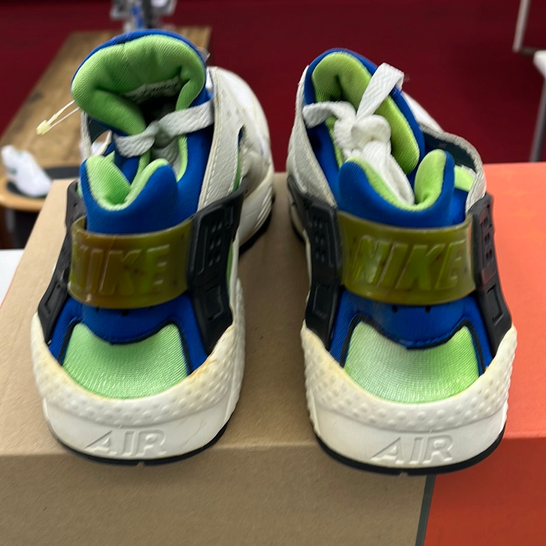 SZ 10 Men. 1999 Nike Air Huarache LE Scream Green.