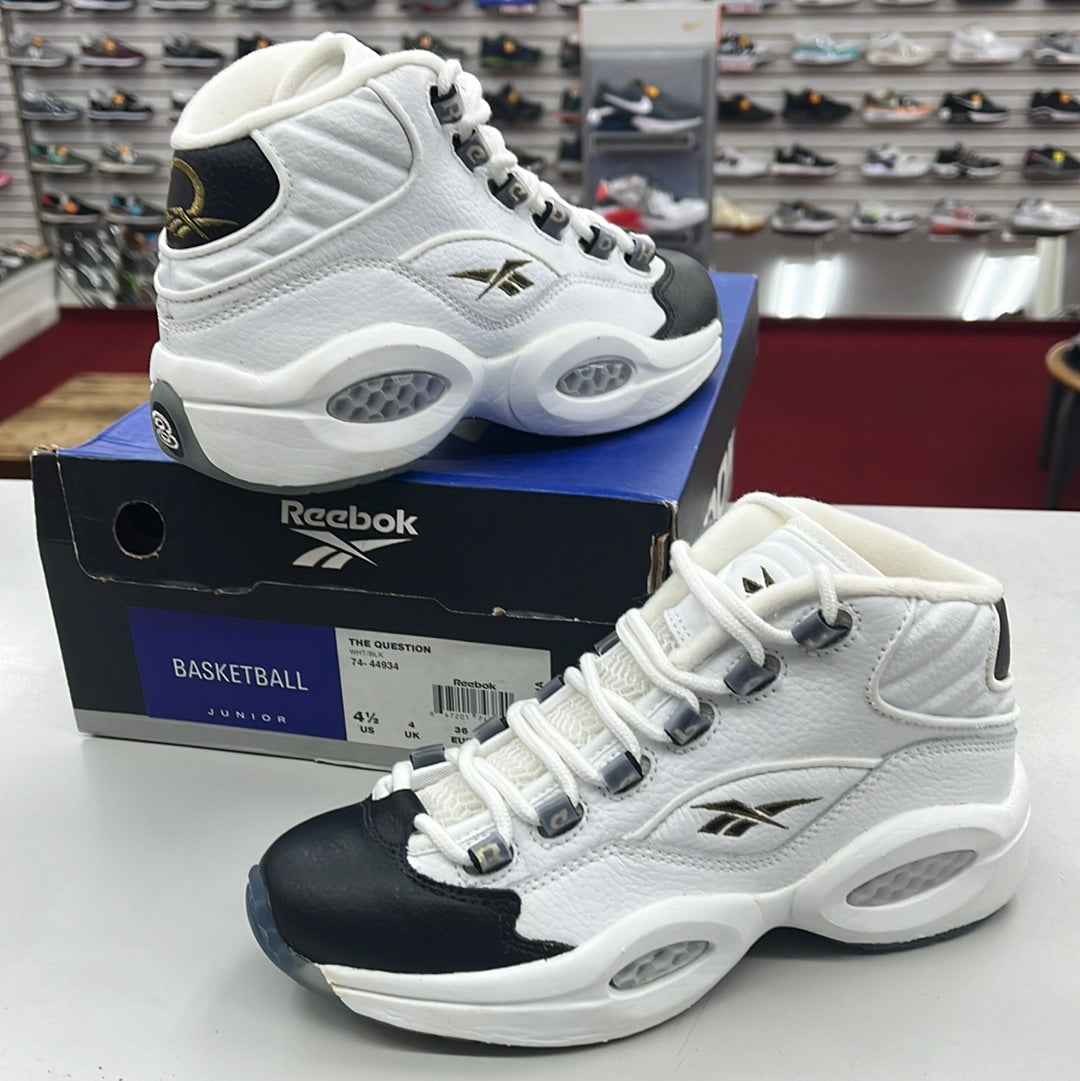 SZ 4.5Y. 1997 Reebok The Question Allen Iverson.