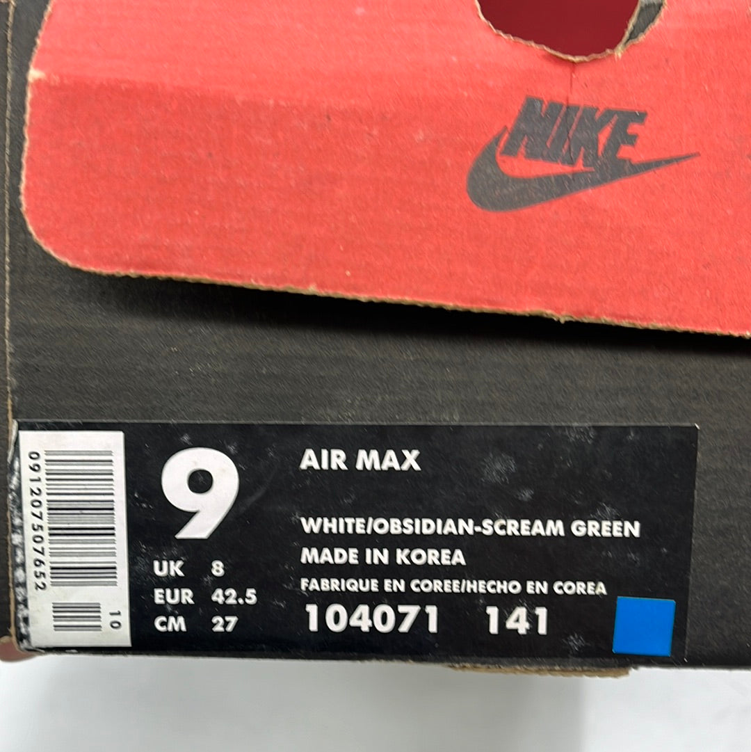 SZ 9 Men. 1996 Nike Air Max Scream Green.