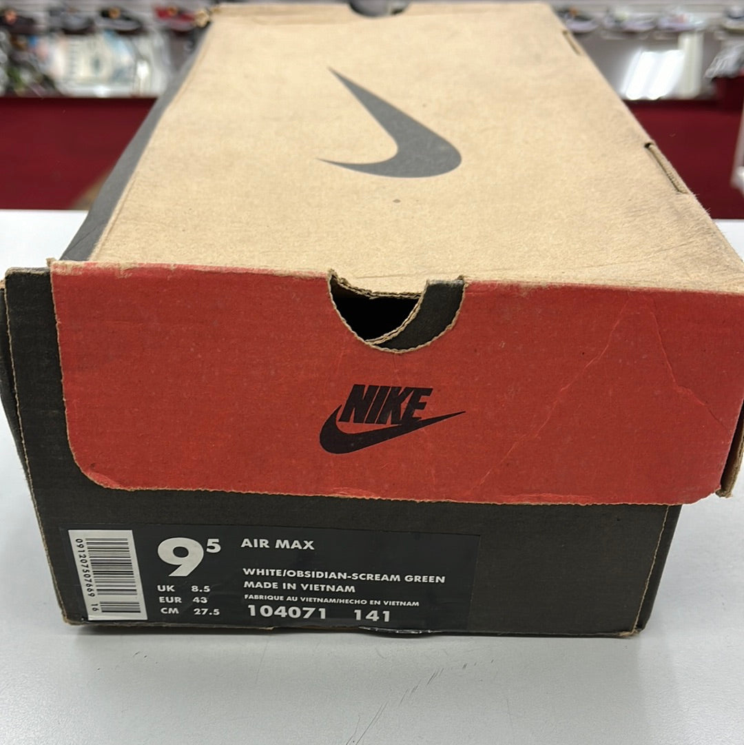 SZ 9.5 Men. 1996 Nike Air Max Scream Green.