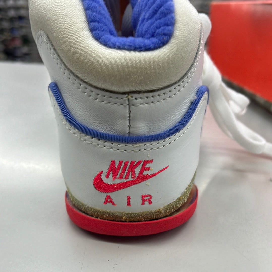 SZ 9 Men. 1990 Nike Air Ultra Force 3/4 Saphire Infrareds.