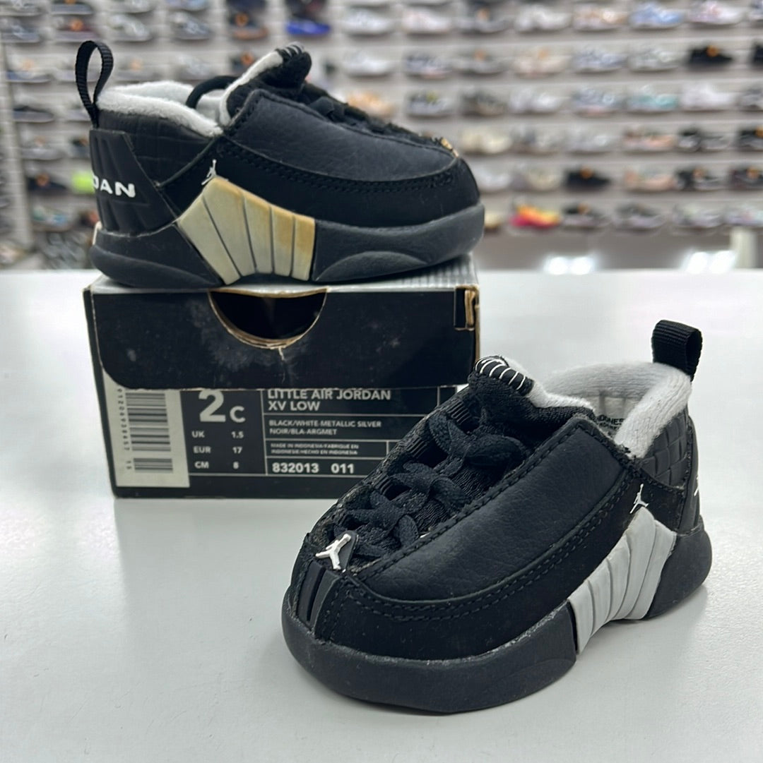 SZ 2C. 2000 Baby Jordan XV low Black.