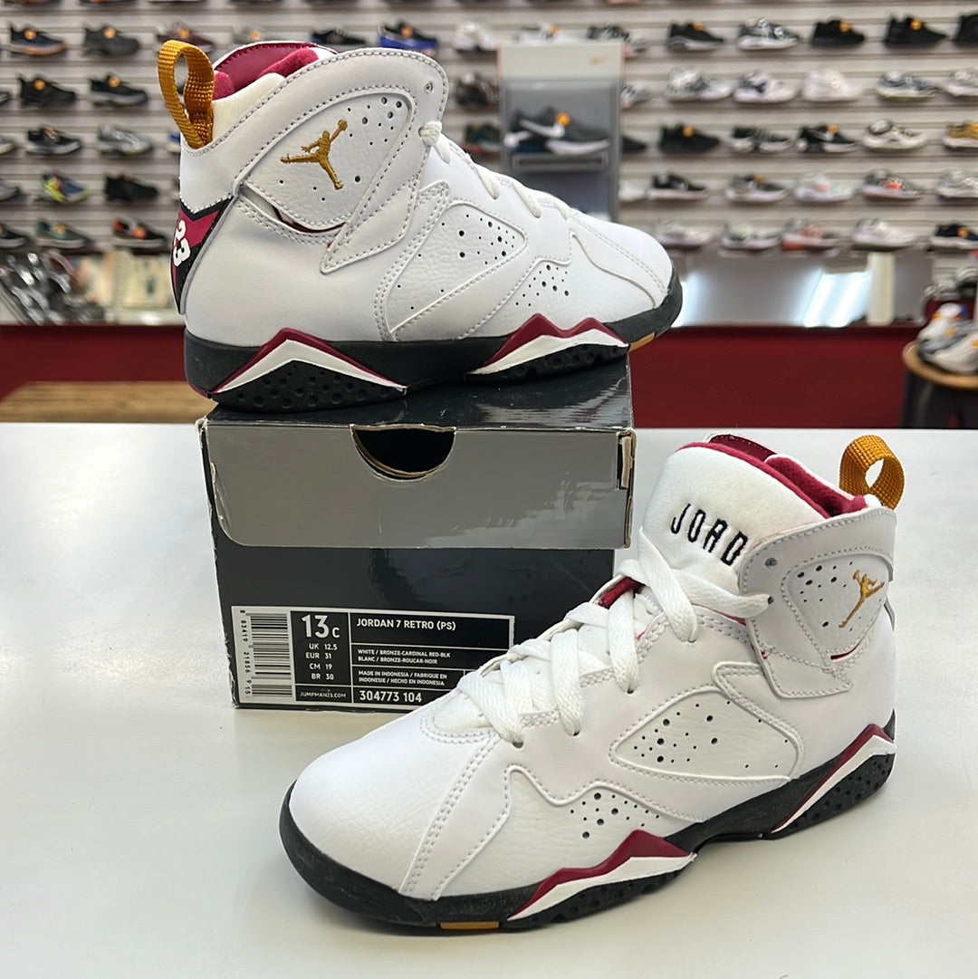 SZ 13C. 2012 Jordan VII PS Cardinals.