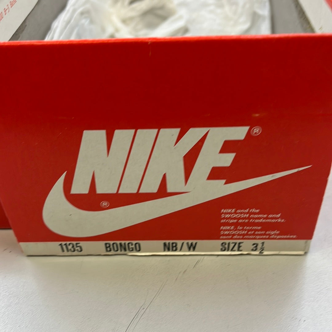 SZ 3.5Y. 1984 Nike Bongo.