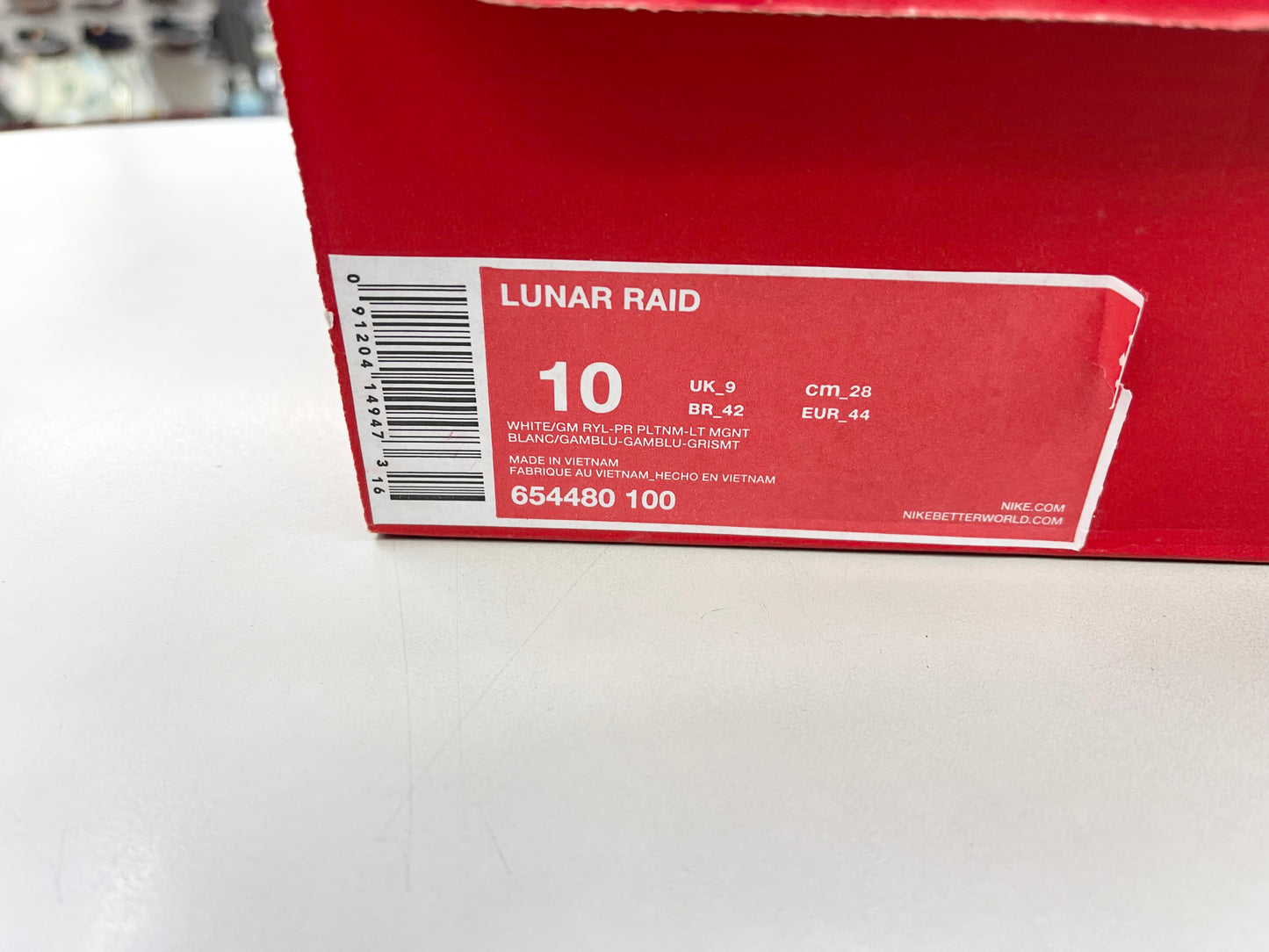 SZ 10 Men. 2014 Nike Lunar Raid.