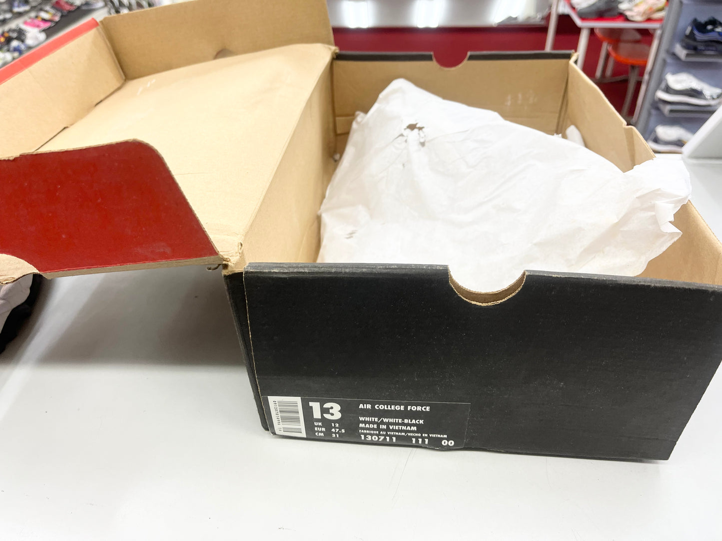 SZ 13 Men. 1996 Nike Air College Force.