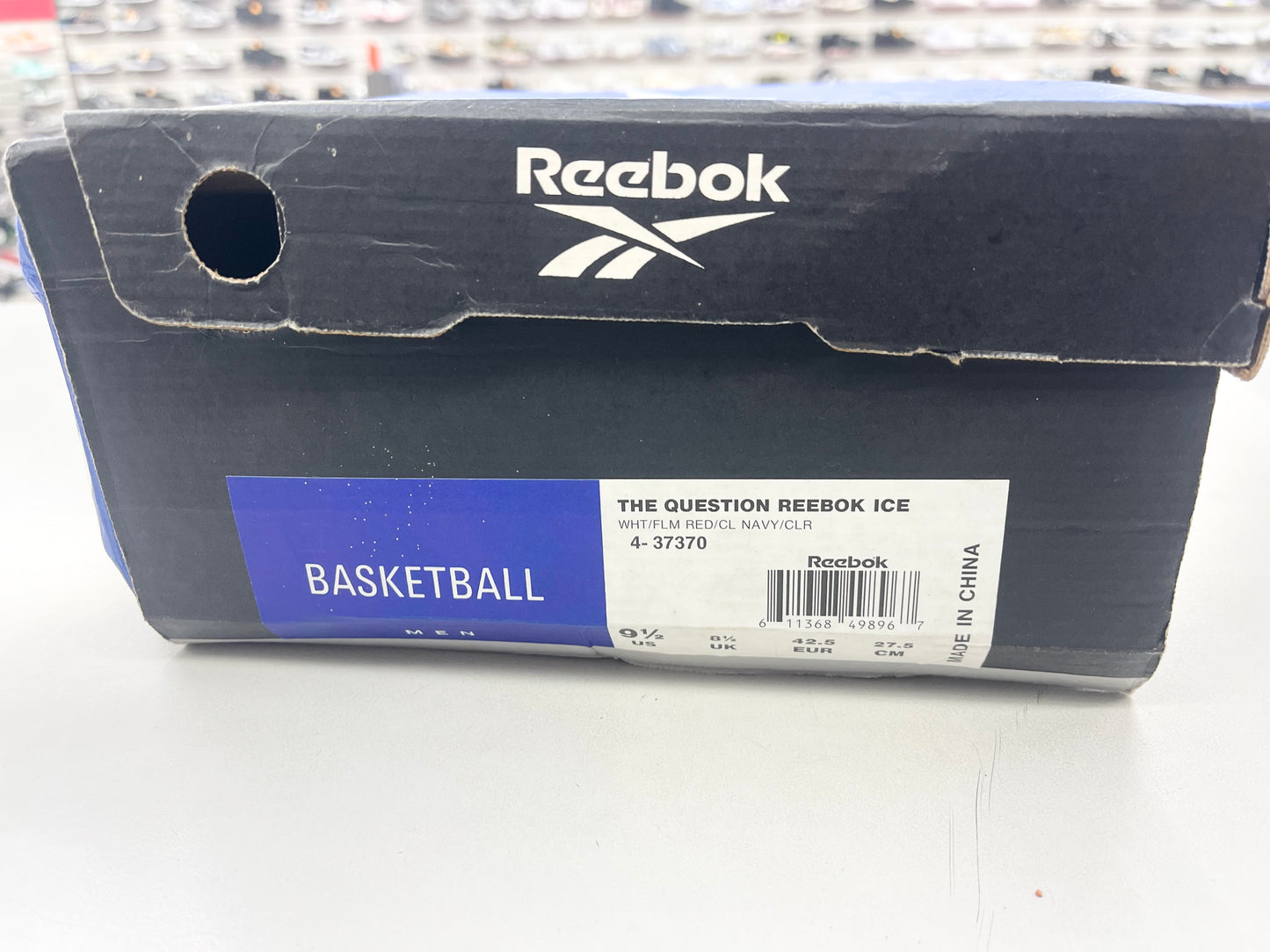 SZ 9.5 Men. 1995 The Question Reebok Ice Allen Iverson.