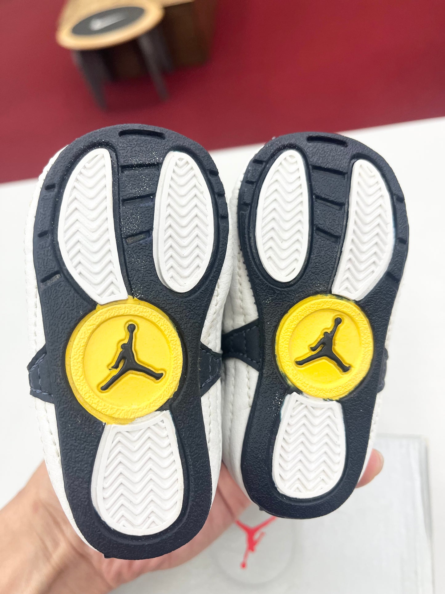 SZ 3C. 1997 Baby Jordan Team White Navy Maize.