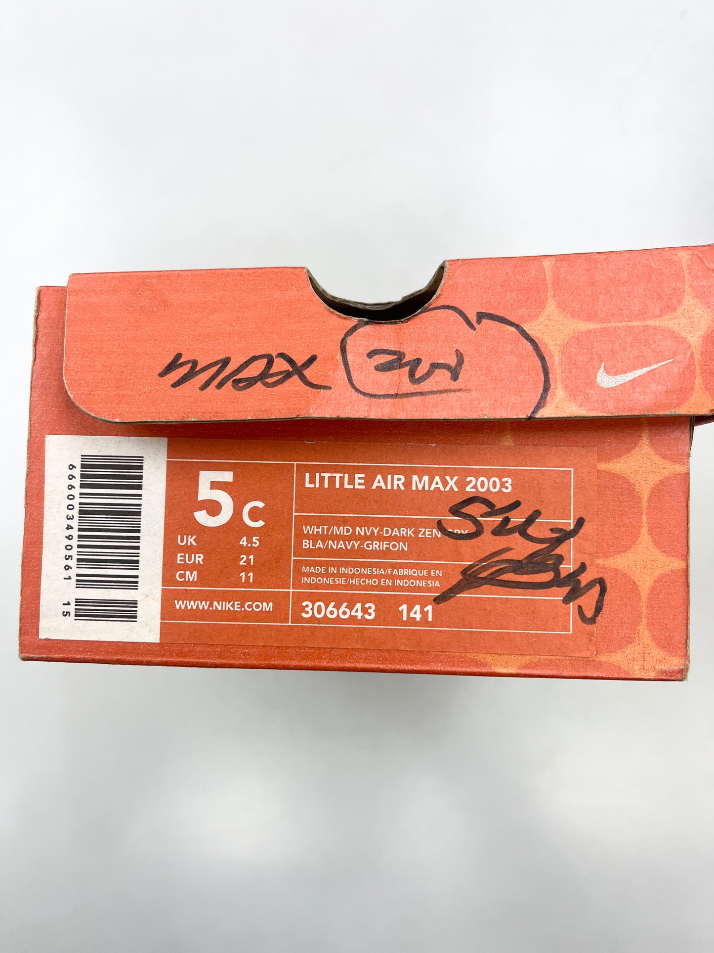 Size: 5C. 2003 Baby Nike Air Max.