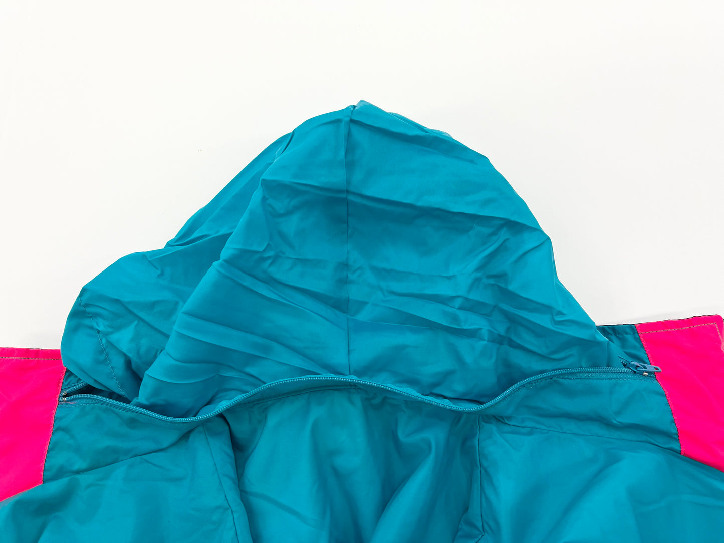 1990’s Nike Windbreaker Teal Infrared. MEDIUM