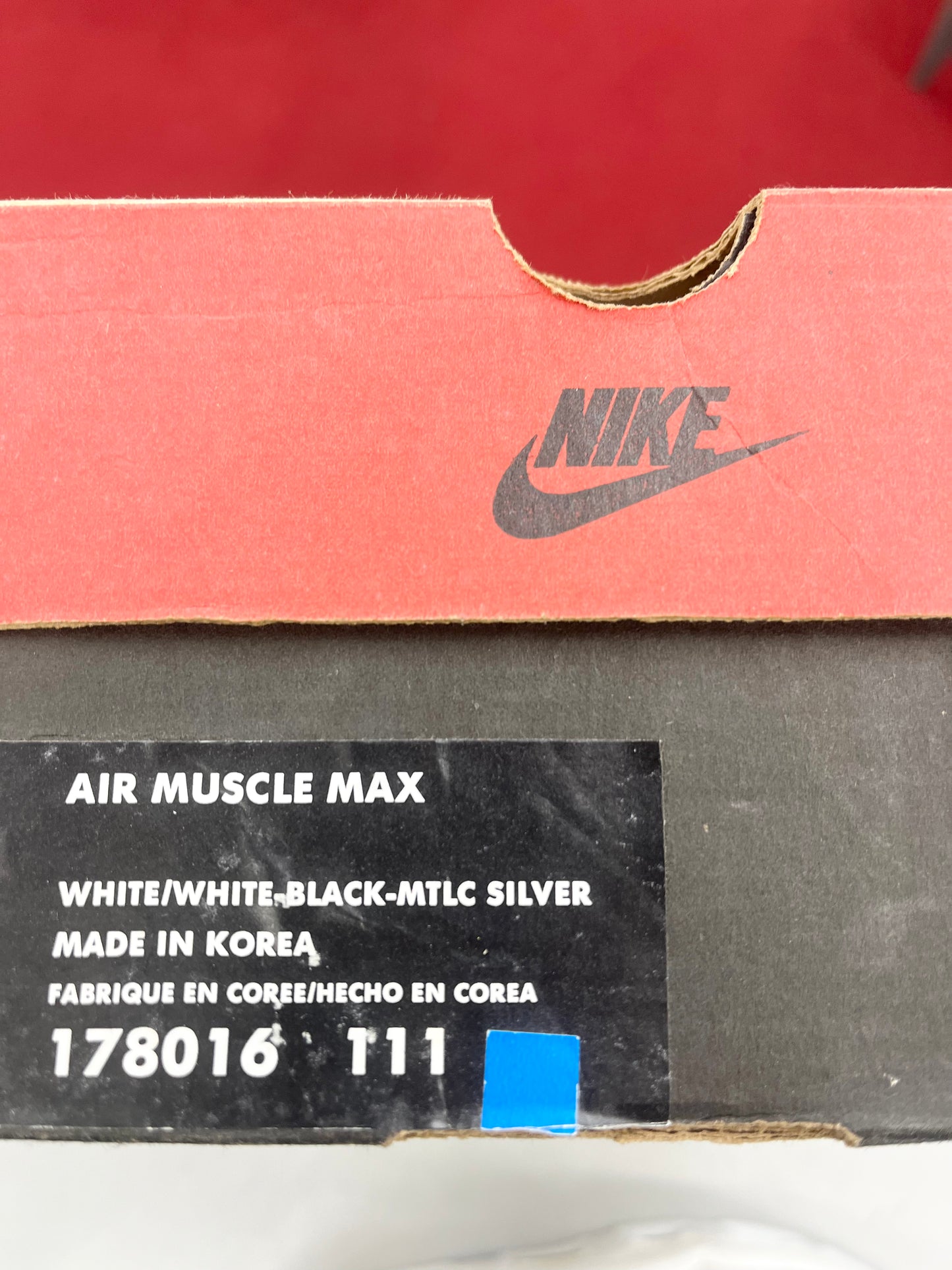 1996 Nike Air Muscle Max white.