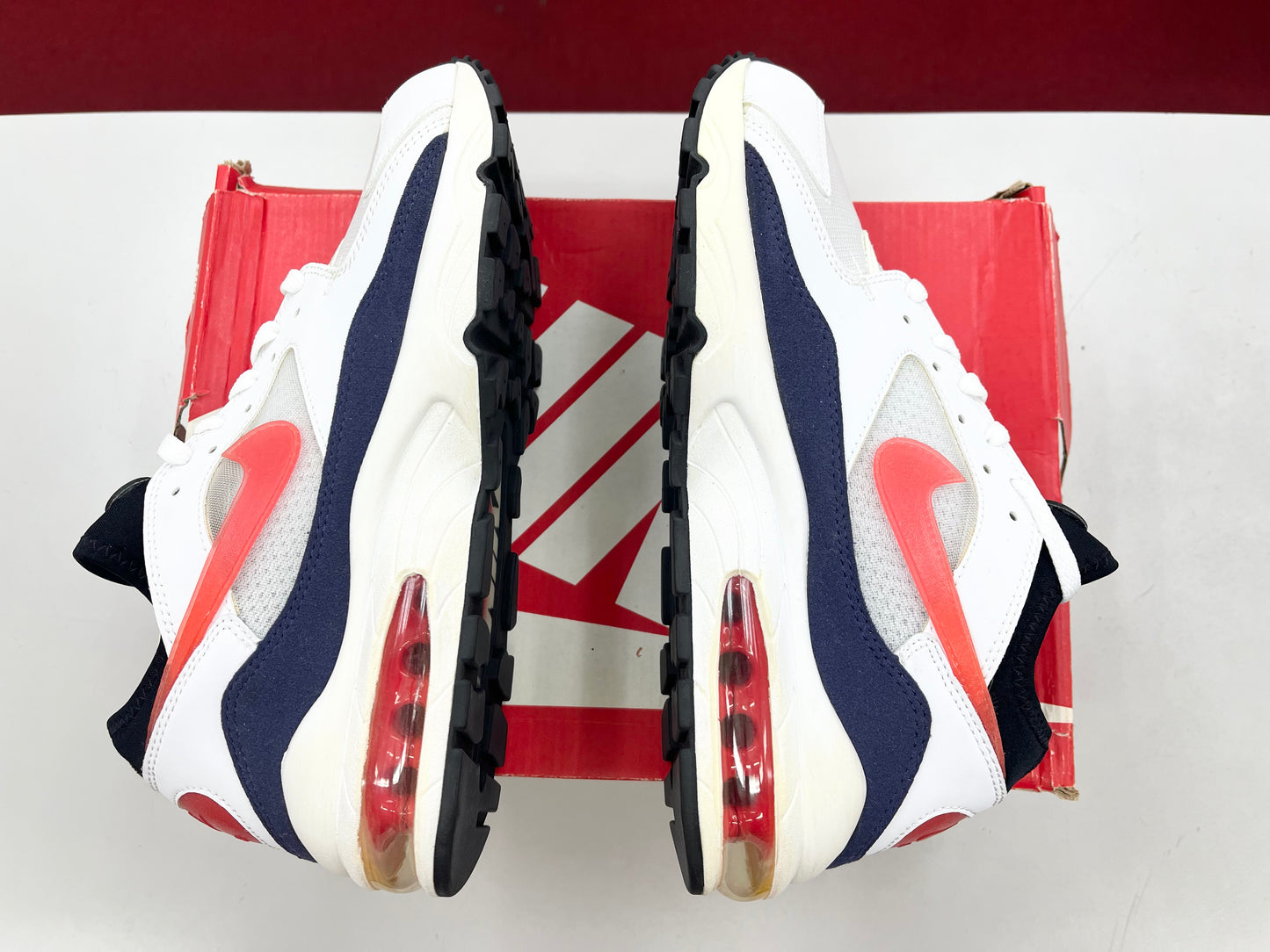 SZ 9 Men. 2017 Nike Air Max 93 Habanero.