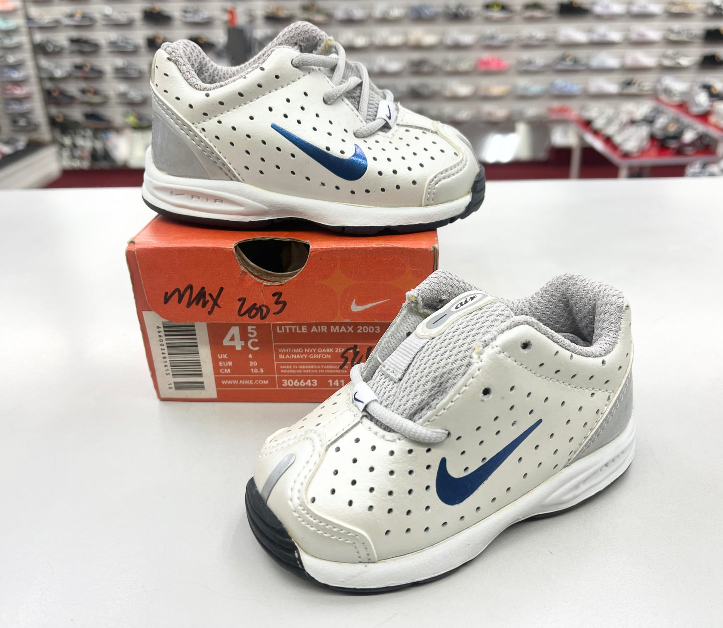 Size: 4.5C. 2003 Baby Nike Air Max.