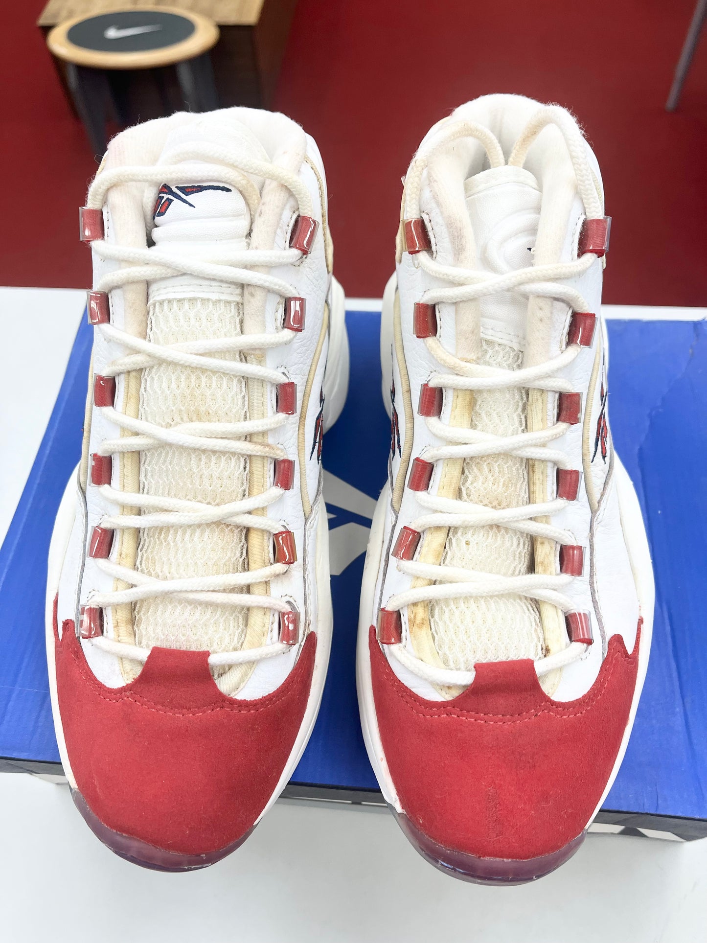SZ 8 Men. 1995 The Question Reebok Ice Allen Iverson.