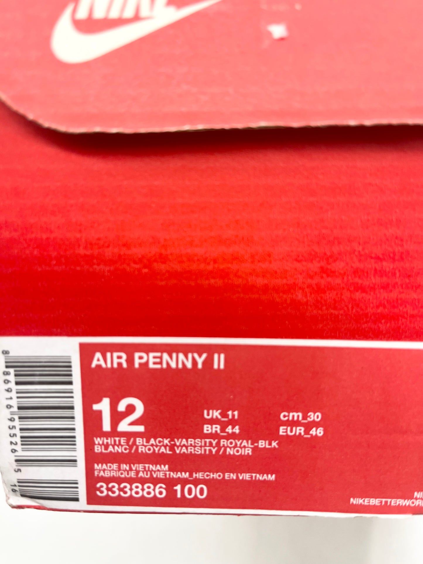 SZ 12 men. 2015 Nike Air Penny II.