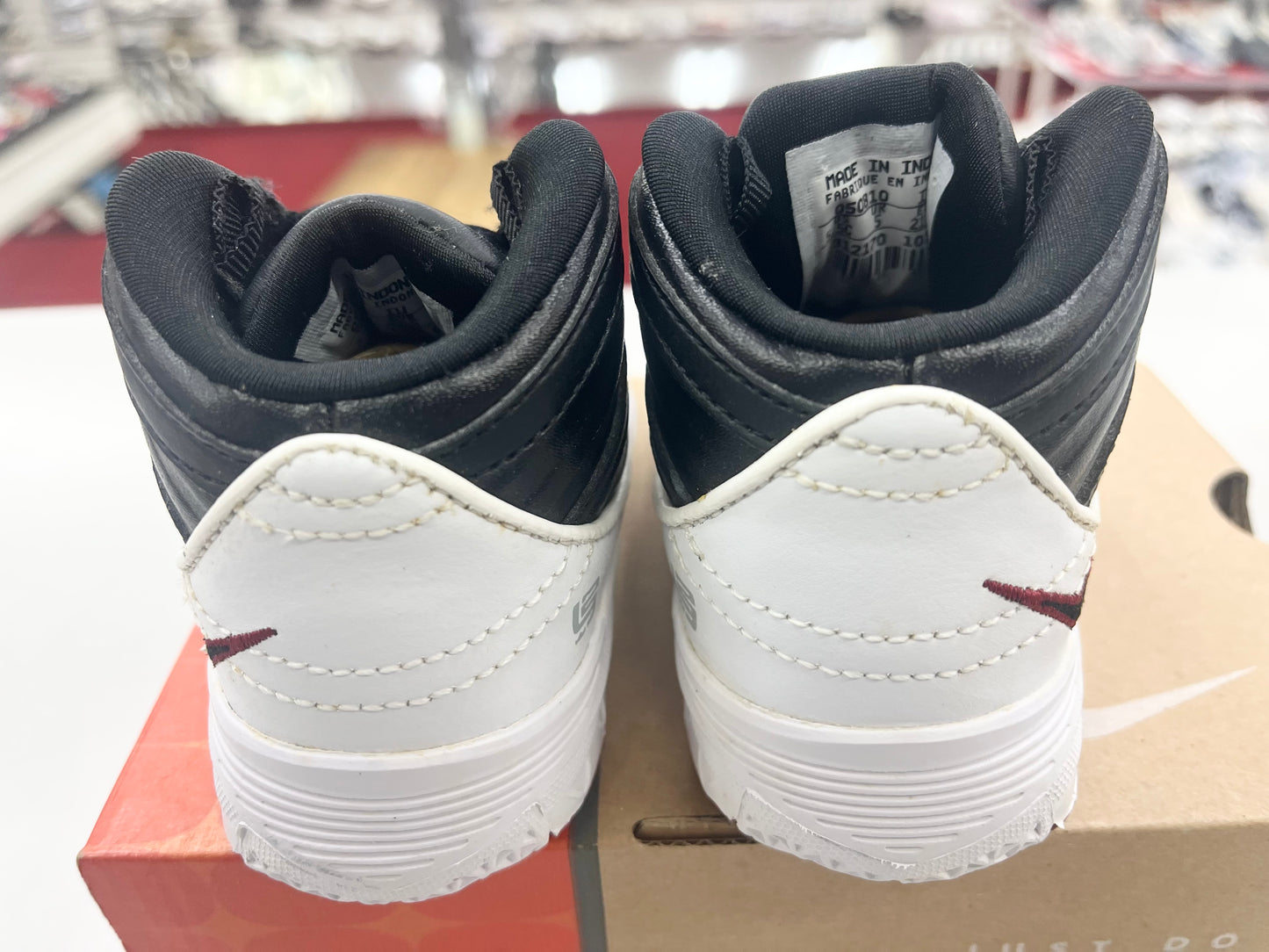 SZ 5.5C. 2005 Baby Nike LeBron III Crimson.