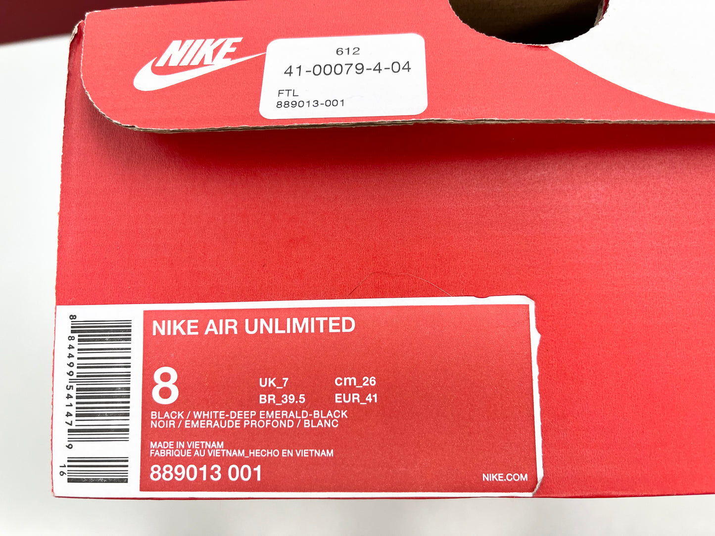 SZ 8 Men. 2016 Nike Air Unlimited David Robinson.