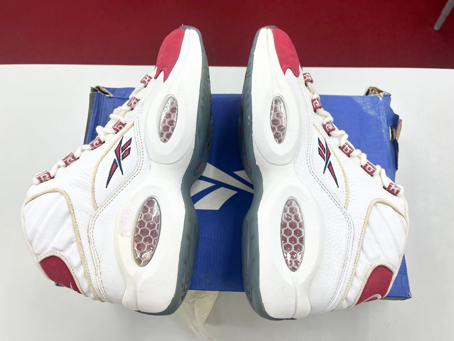 SZ 9.5 Men. 1995 The Question Reebok Ice Allen Iverson.
