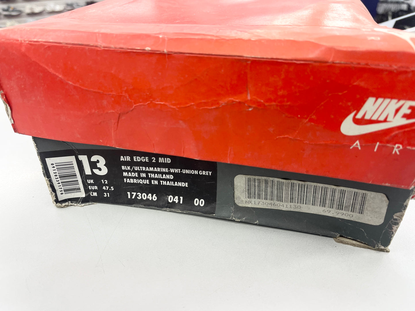 SZ 13 Men. 1994 Nike Air Edge 2 Mid Royals.