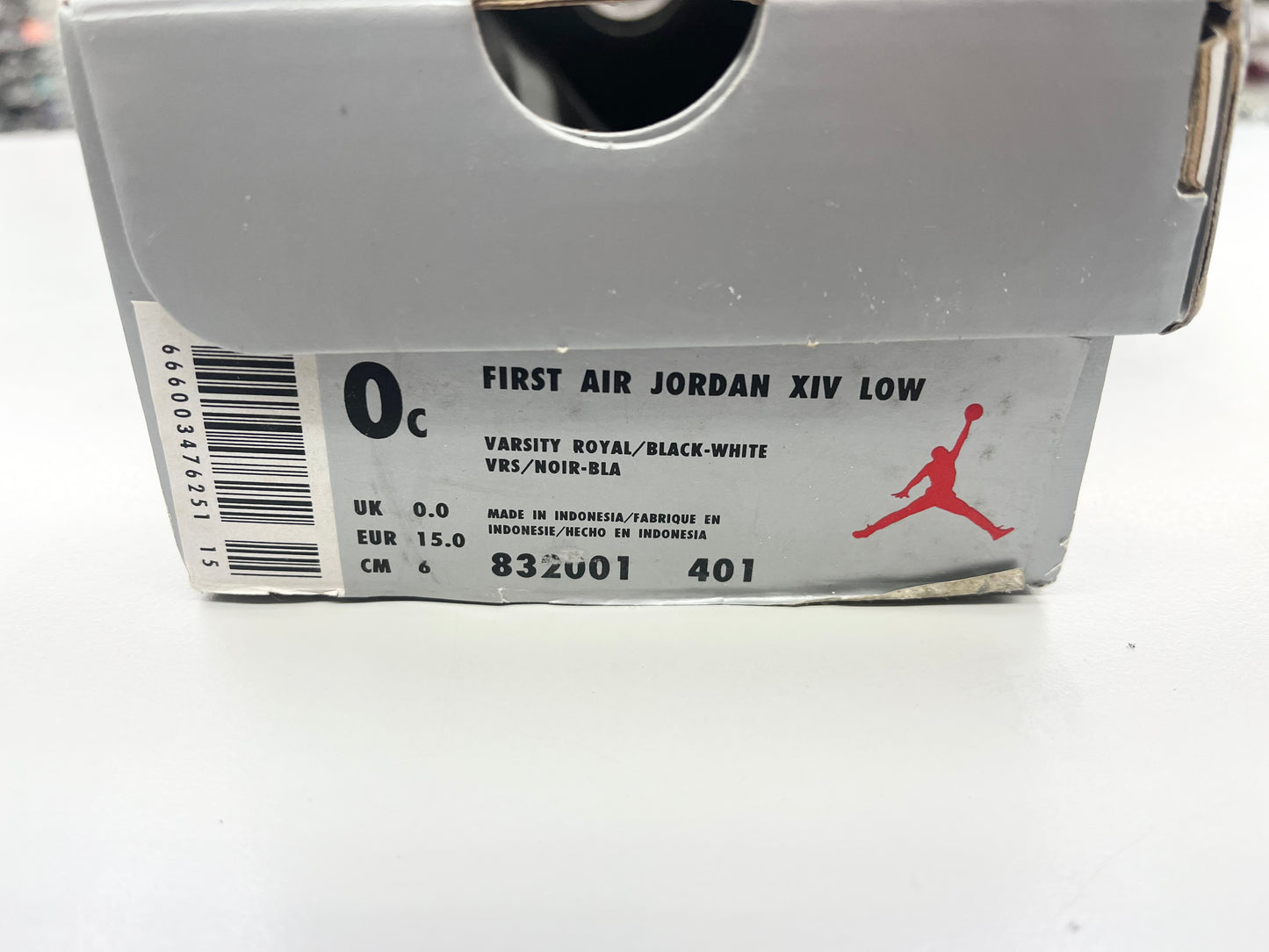 SZ 0C. 1999 Baby Jordan XIV Laney.