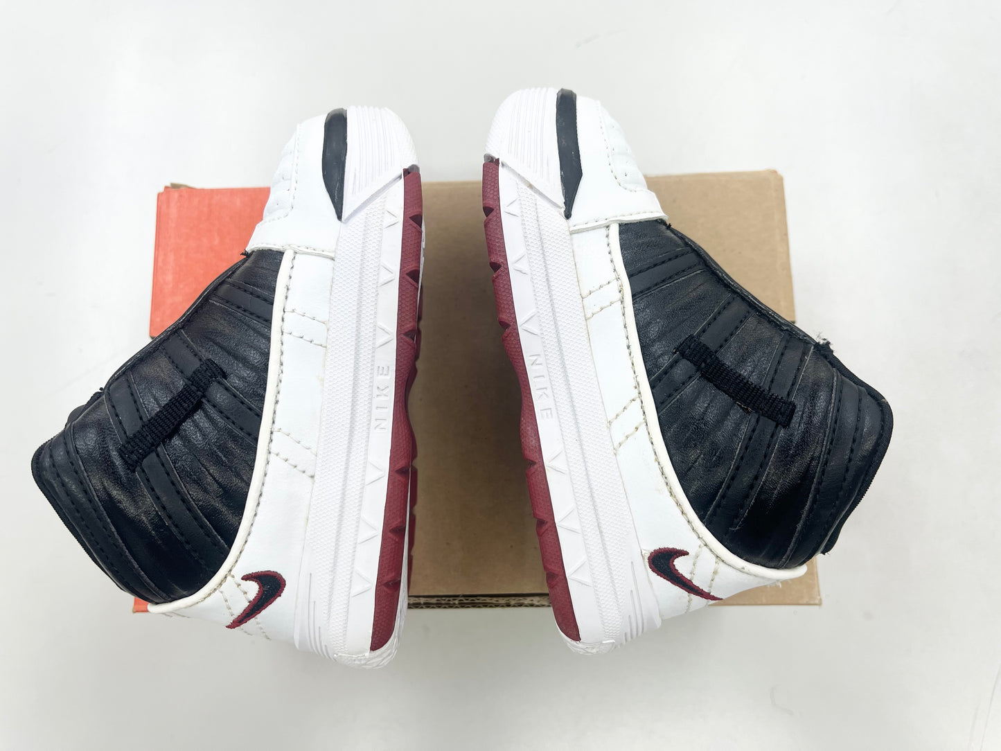SZ 5.5C. 2005 Baby Nike LeBron III Crimson.