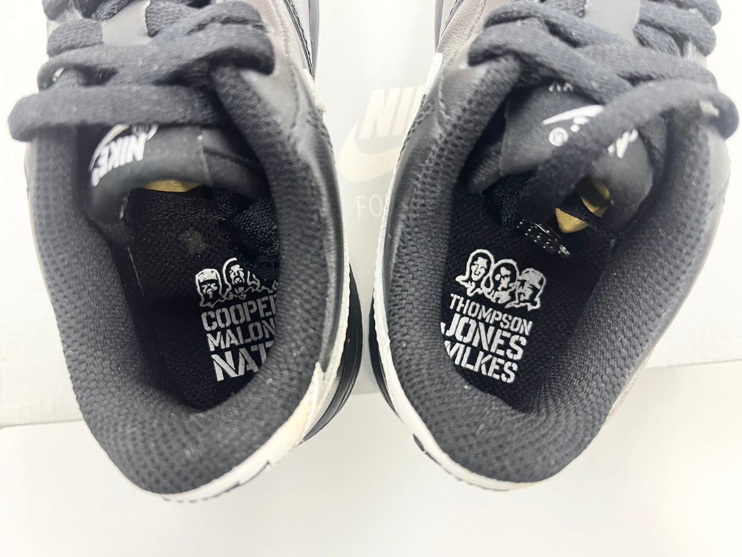 SZ 8.5C. 2008 Baby Nike AF1 low black original six.