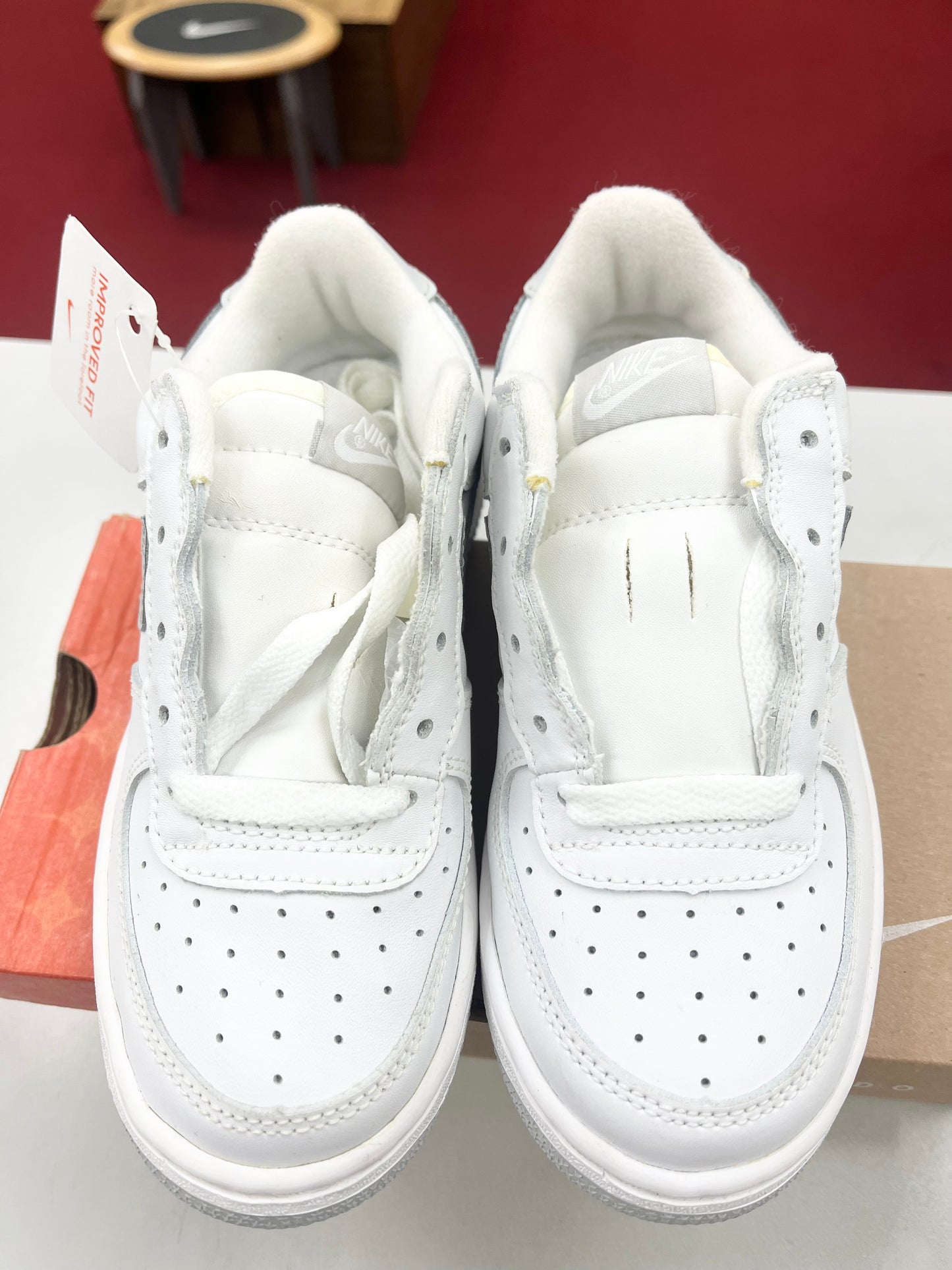 2003 Kid Nike AF1 Low White/Grey.