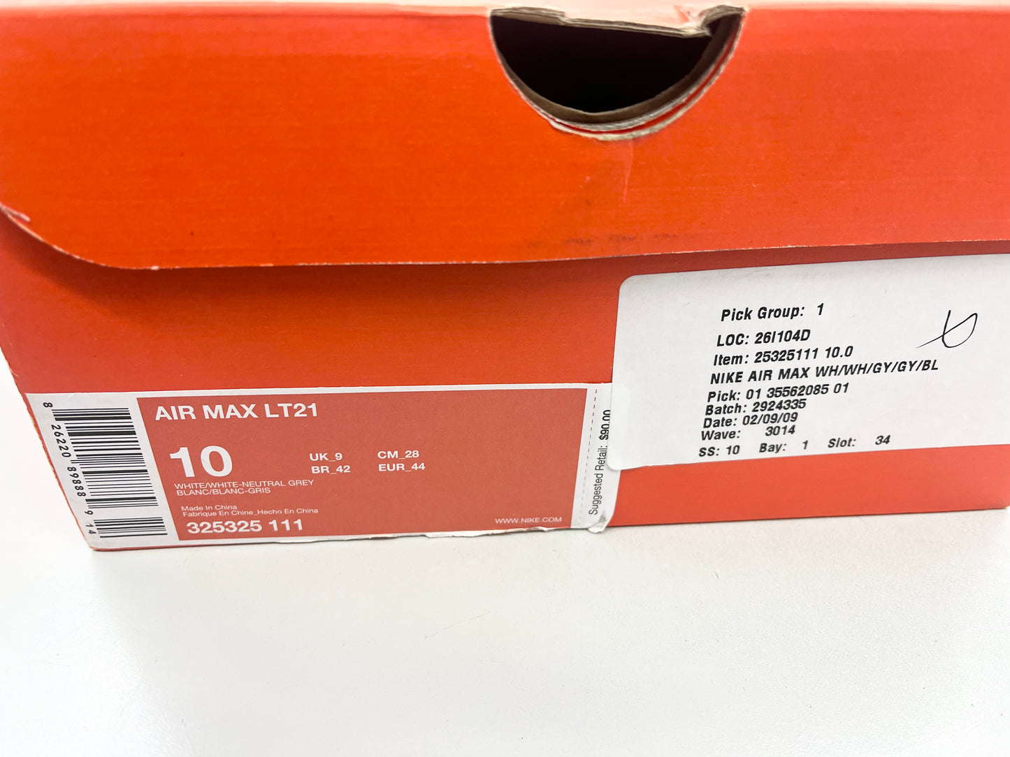 SZ 10 Men. 2009 Nike Air Max LaDainian Tomlinson.