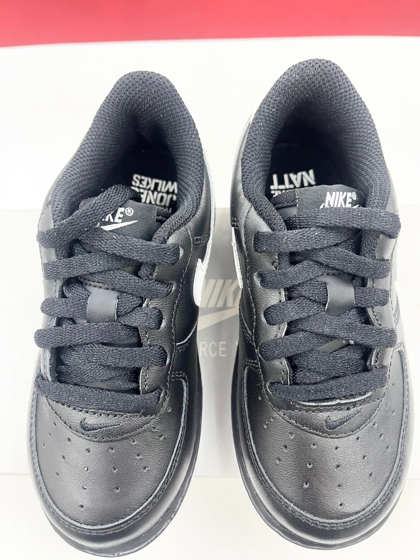 SZ 8.5C. 2008 Baby Nike AF1 low black original six.