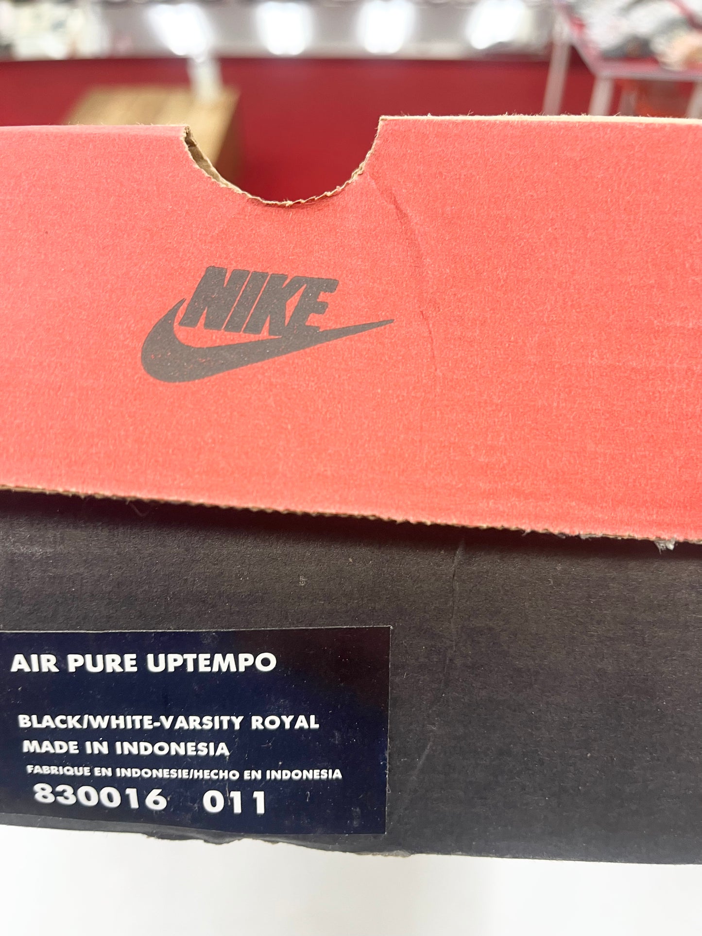 1997 Nike Air Pure Uptempo Royal.