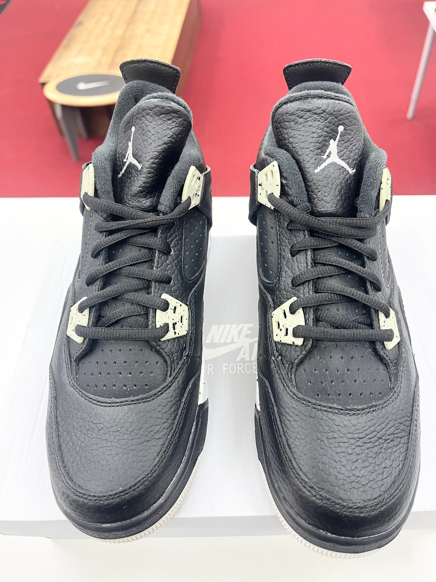 SZ 6.5Y. 2014 Jordan IV GS retro Oreos.