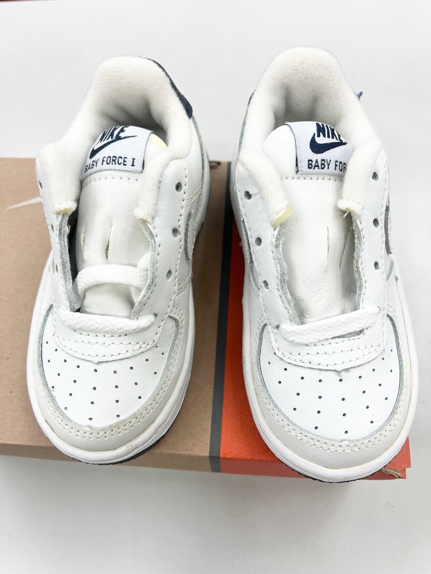 2003 Baby Nike AF1 Low Whte/Obsidian.