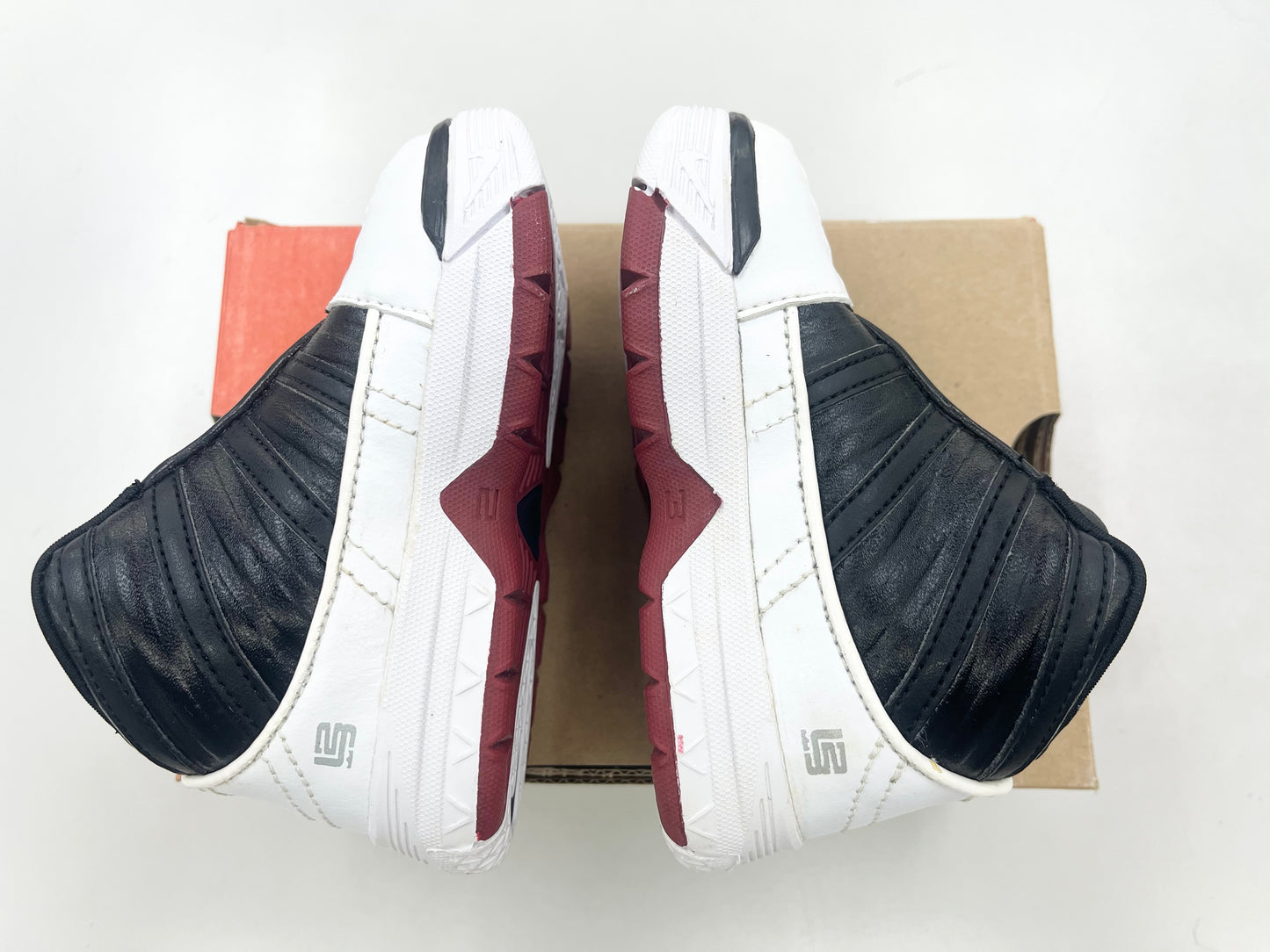 SZ 5.5C. 2005 Baby Nike LeBron III Crimson.