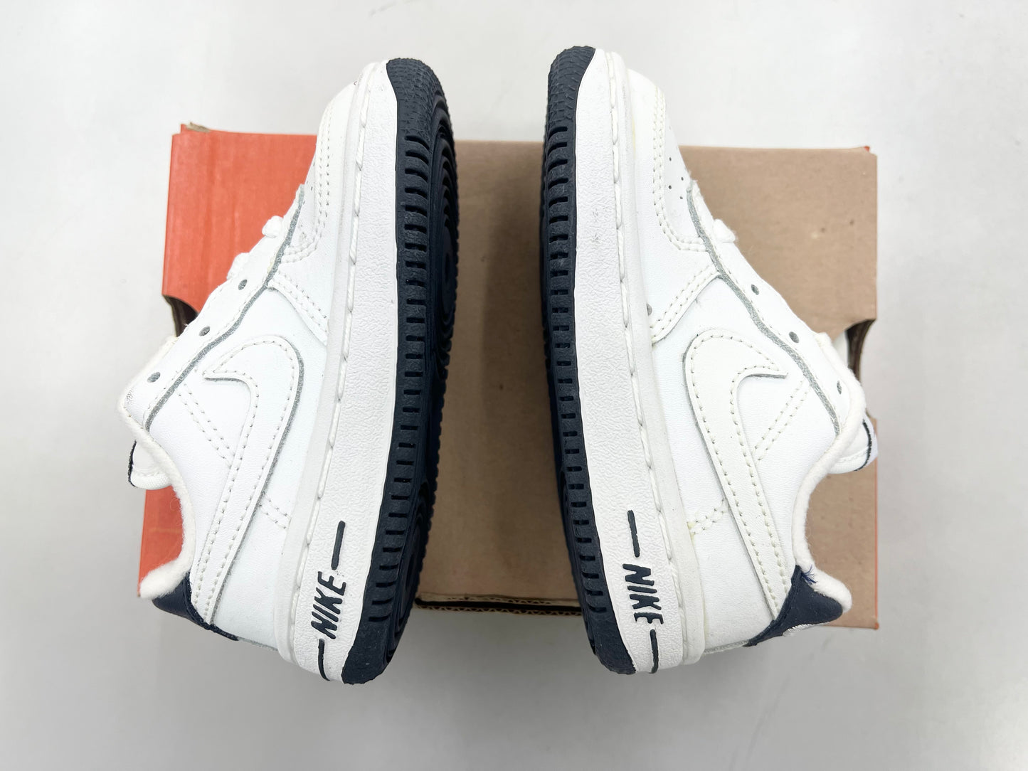 2003 Baby Nike AF1 Low Whte/Obsidian.
