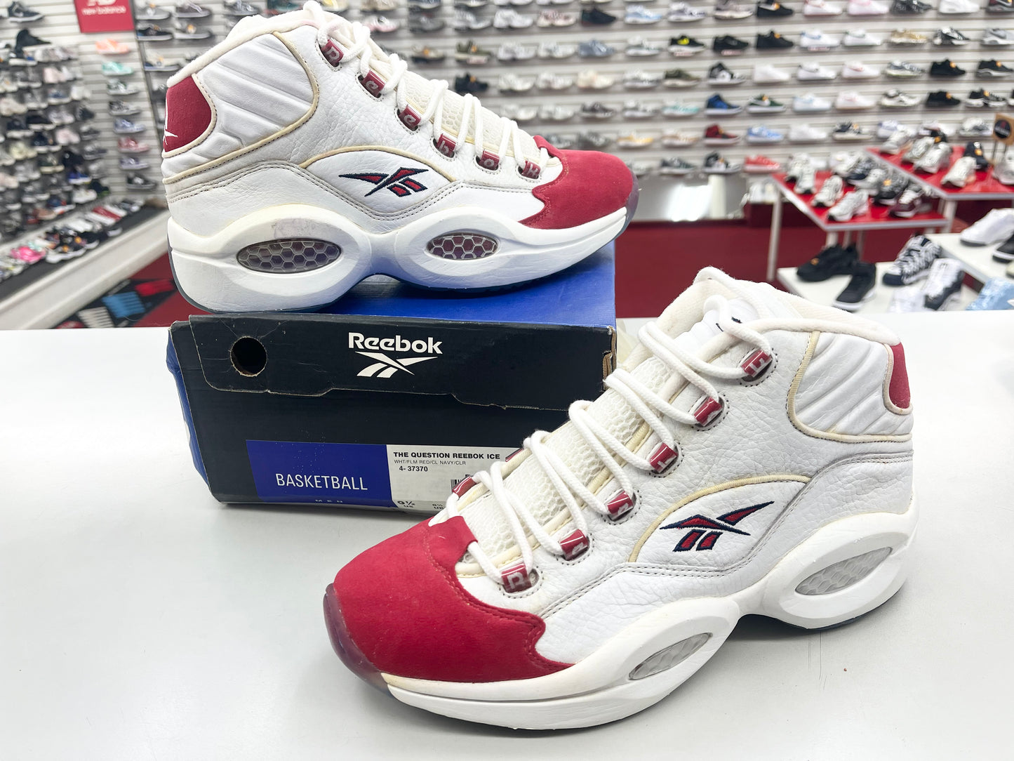 SZ 9.5 Men. 1995 The Question Reebok Ice Allen Iverson.