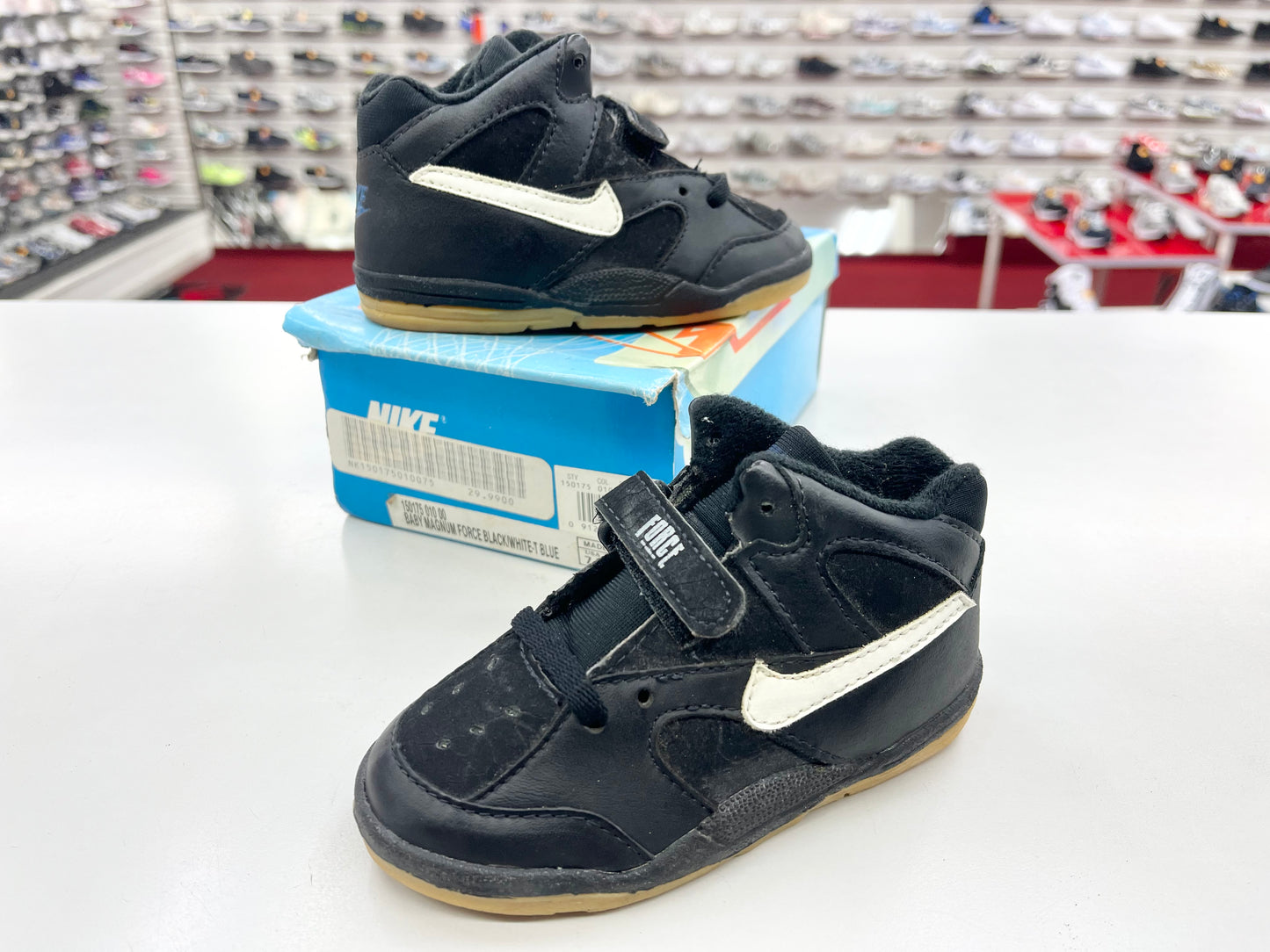 SZ 7.5C. 1992 Baby Nike Magnum Force.