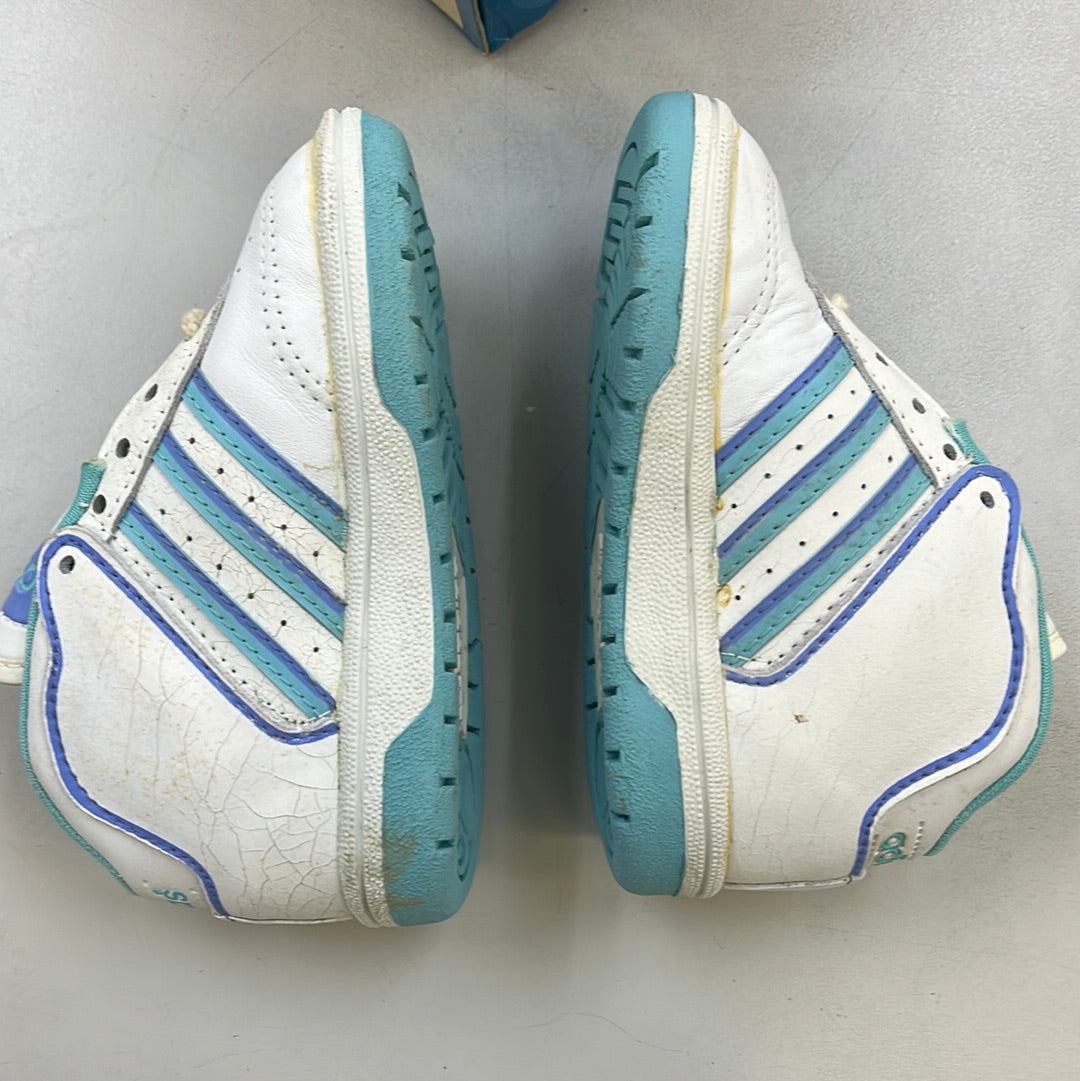 Sz: 6K. 80’s Baby Adidas Ultrapro Hi