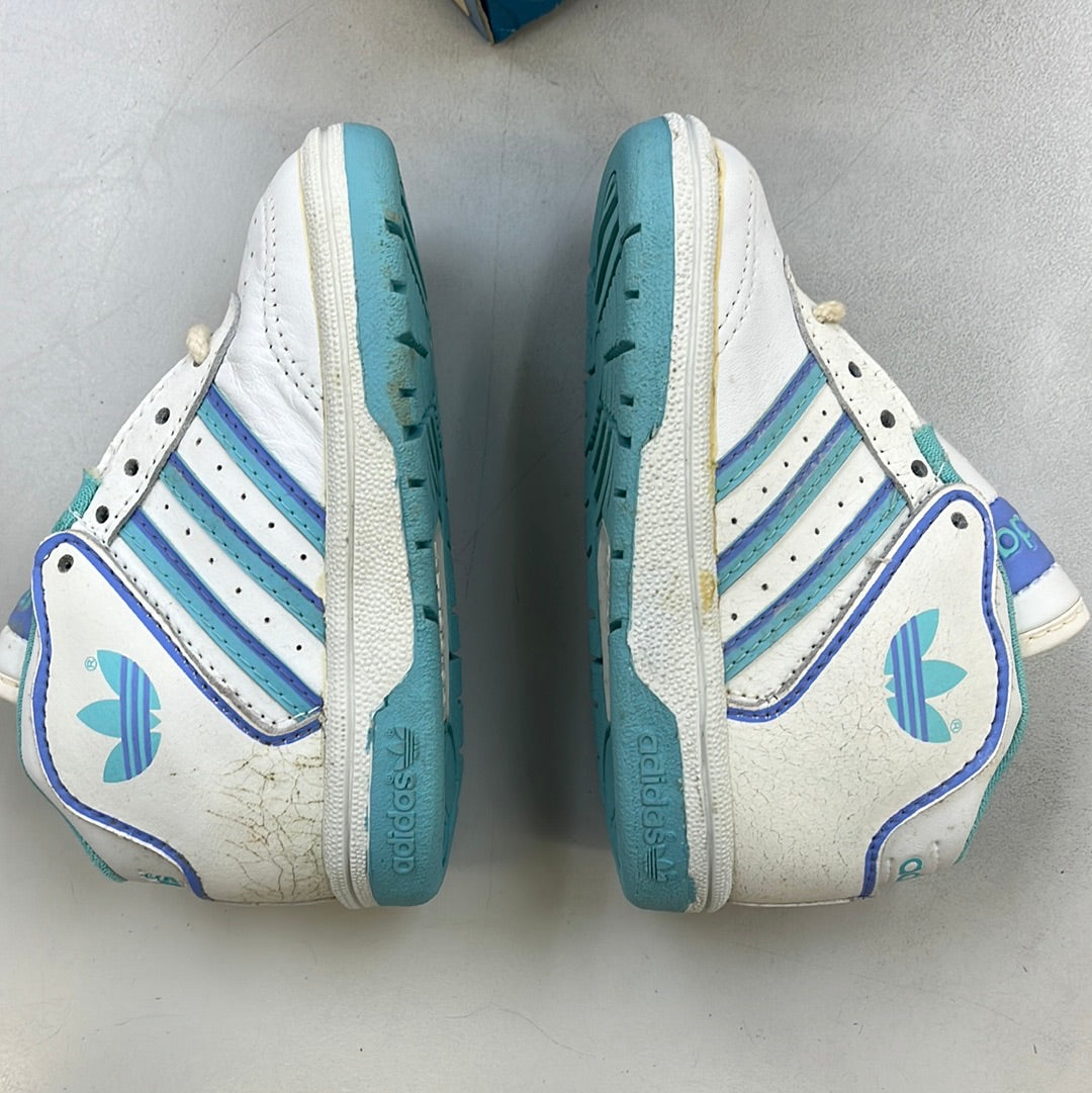 Sz: 6K. 80’s Baby Adidas Ultrapro Hi
