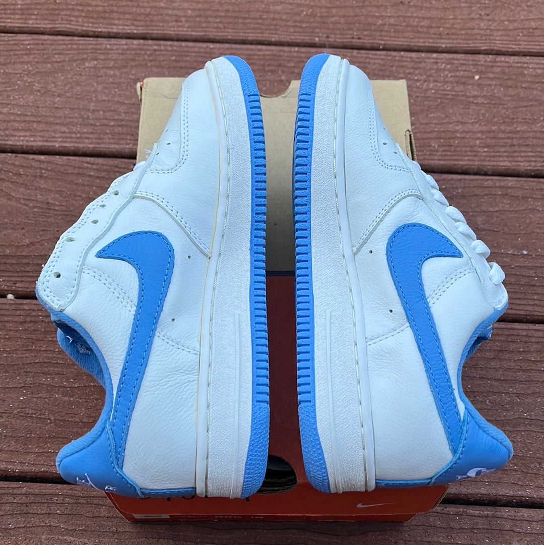 SZ 5.5Y. 1999 Nike AF1 low Columbia blue