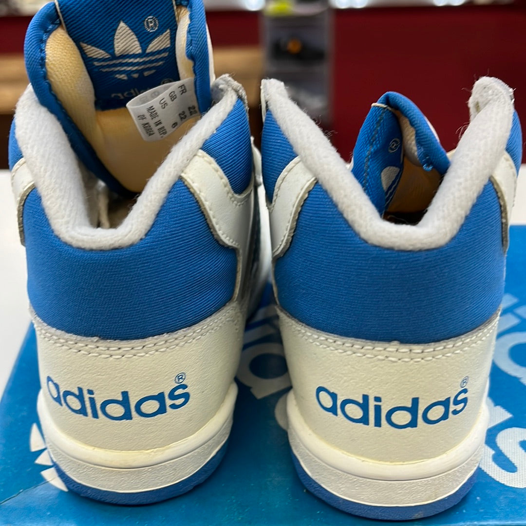 Sz 6K. 1989 baby Adidas Phantom Hi Baby Blue