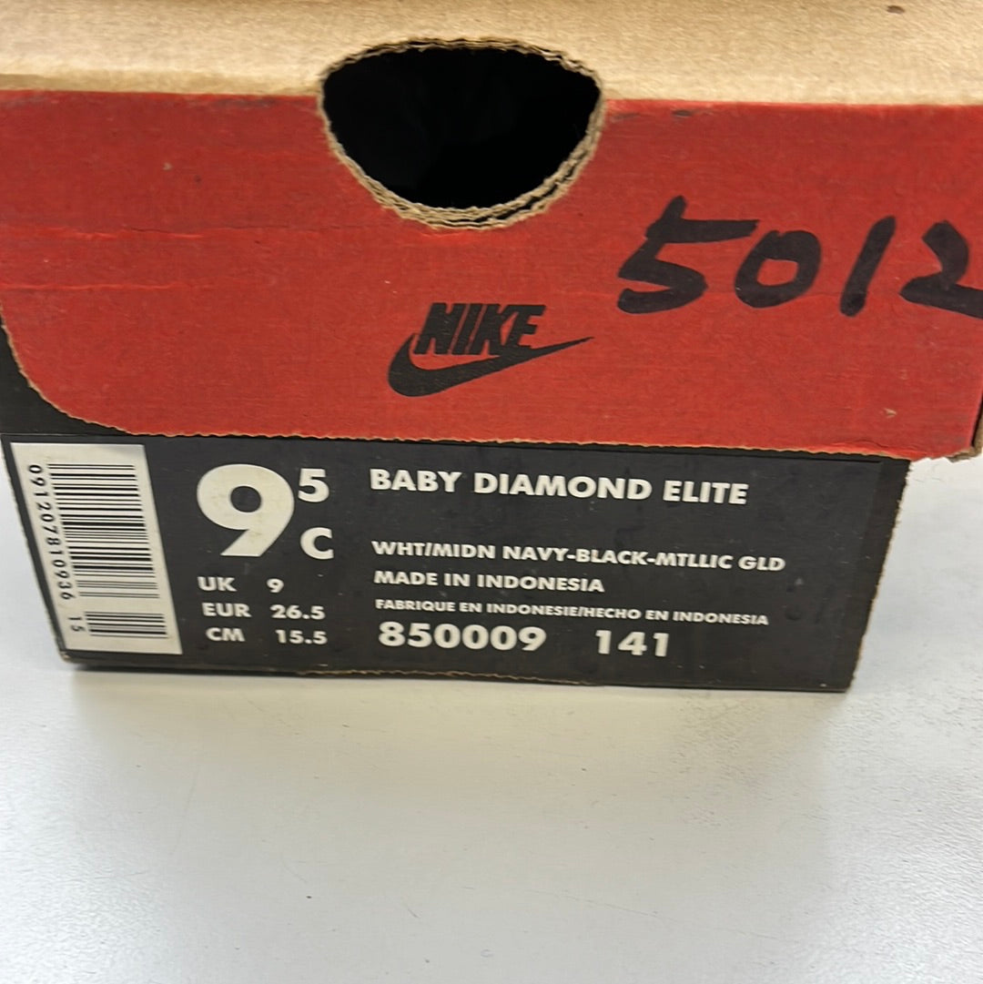 SZ 9.5C. 1996 Baby Nike Diamond Elite.